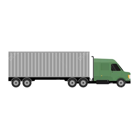 Semi Truck Side View Clipart