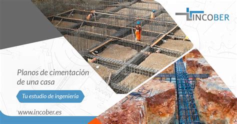 Planos de cimentación de una casa Incober S L