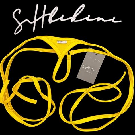 1022 2 Spandex Micro Thong Bikini Bottom With Adjustable Side Ties Shbikini Extreme String