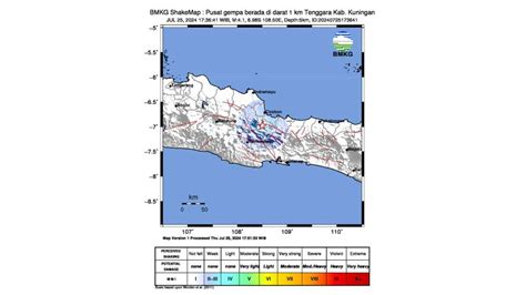 Gempa Kuningan Magnitudo Terasa Hingga Ciamis Dan Banjar Ruber Id