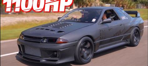 1100hp Rb26 Skyline R32 Gtr Annihilates Tires Awd40psi9000rpm