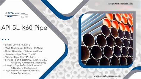 API 5L X60 Pipe L415 Gr X60 PSL1 PSL2 Seamless ERW Pipes Dimensions