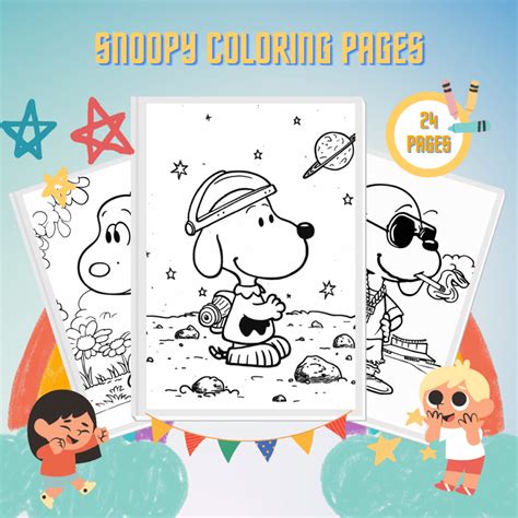Desenho Do Snoopy Para Colorir - 9