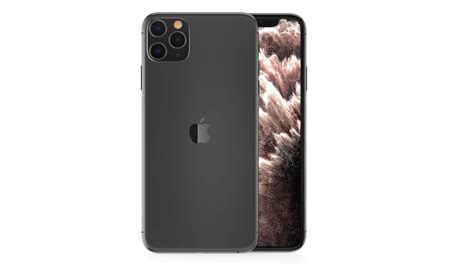 Apple IPhone 11 Pro Max Space Gray - 3D Model by frezzy