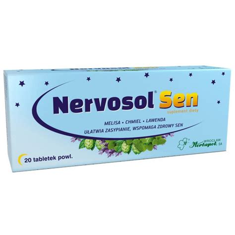 Nervosol Sen 20 Tabletek Aptekaleki24 Co Uk