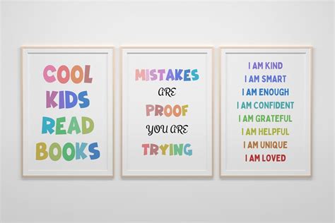 Positive Classroom Posters, Classroom Displays, Homeschool Prints ...