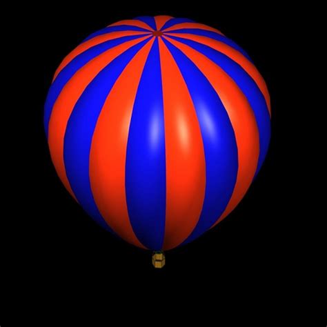 D Hot Air Balloon Model