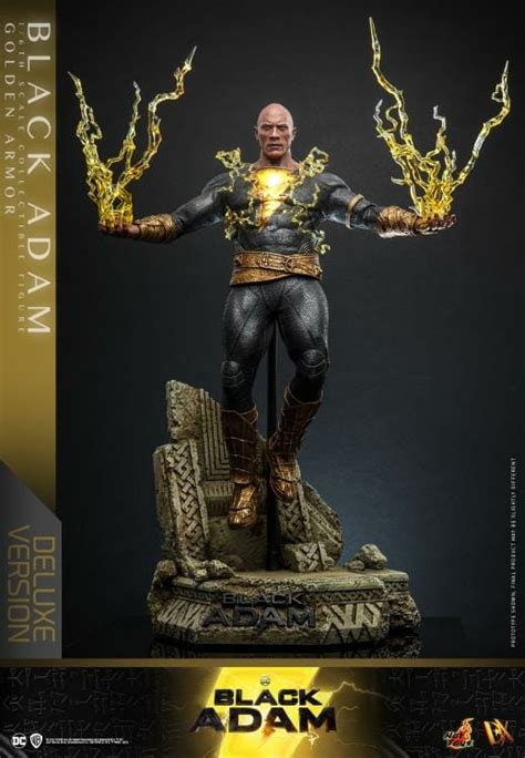 Hot Toys Black Adam Black Adam Gold Armor Deluxe 1 6 Scale Action Figure DX31 Sugo Toys