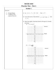 Math 1010 Practice Test