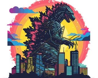 Godzilla Vs King Kong SVG PNG PSD Digital File High Quality Artwork