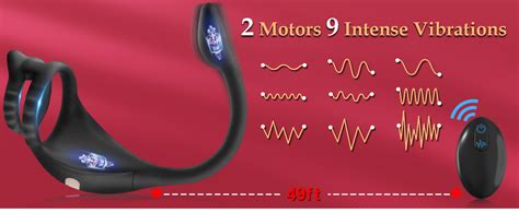 Male Sex Toy Vibrating Cock Ring Anal Toys Sex Toys For Men Remote Control With 9 Vibrating