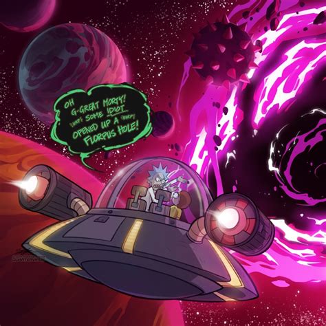 2048x2048 Resolution Rick And Morty Space Adventure Ipad Air Wallpaper