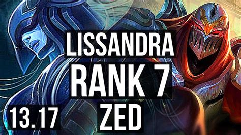 Lissandra Vs Zed Mid Rank Liss Rank Euw Challenger