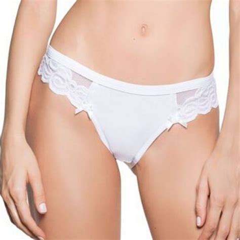 Kit c 3 Calcinha Renda nas Laterais Lut Lingerie Galé Lingerie Calcinhas sutiãs