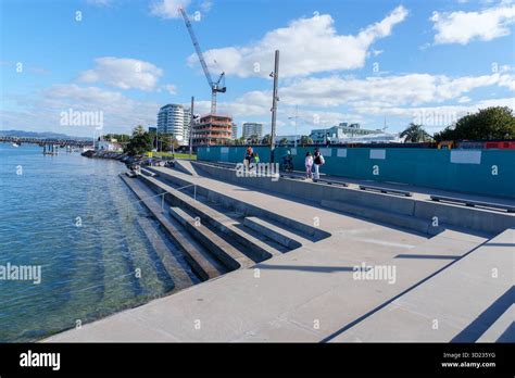 downtown path  features  coastal harbour edge  tauranga city