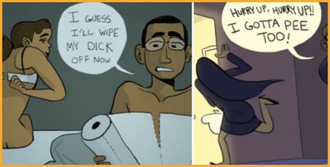 Funny Illustrations Depict The Differences Between Having Sex In Cinema And Real Life