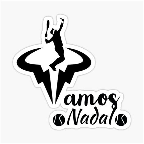 "Rafa Nadal Logo T-Shirts" Sticker for Sale by Rincones | Redbubble