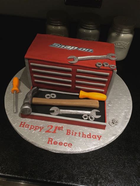 Mechanics Tool Box Cake Mechanics Birthday Cake Tool Box Cake