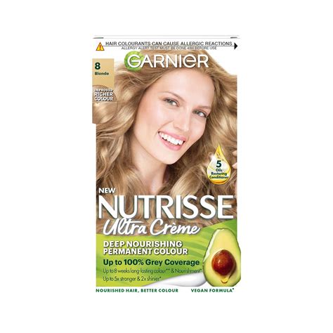 Garnier Nutrisse Blonde Permanent Hair Dye Natural Looking Colour For All Hair Types Buy