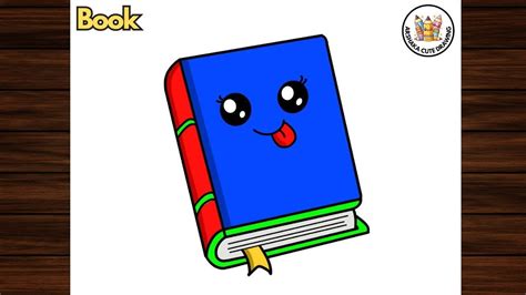 How To Draw A Cute Book Easy Step By Step Arshaka Cute Drawing YouTube