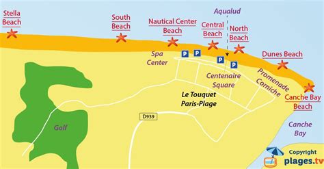 Beaches in Le Touquet-Paris-Plage France (62) - Seaside resort of Le ...