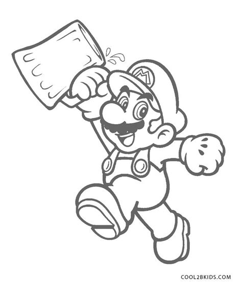 Coloriages Mario Coloriages Gratuits à Imprimer Coloriage Mario