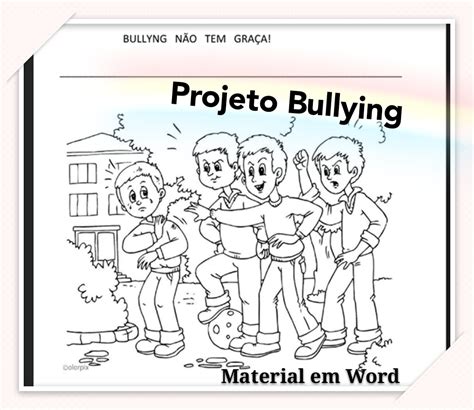 Colorir Atividades Bullings Educação Infantil - Atividade Sobre Bullying Educação Infantil - RETOEDU