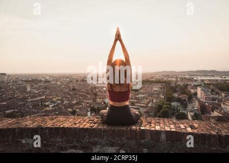 Beautiful Woman Naked Body In The Back Stock Photo Alamy