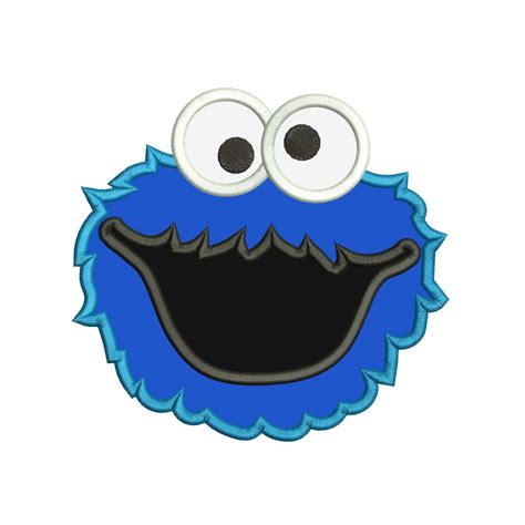 Elmo, Cookie Monster, Big Bird, Oscar, Sesame Street Applique Designs