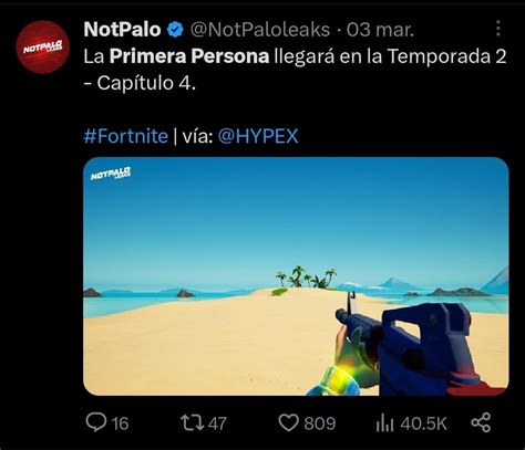 Xaby Historia De Fortnite On Twitter Y El Modo En Primera Persona