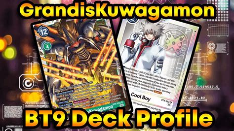 Digimon Tcg Grandiskuwagamon Deck Profile Bt English X Record Youtube