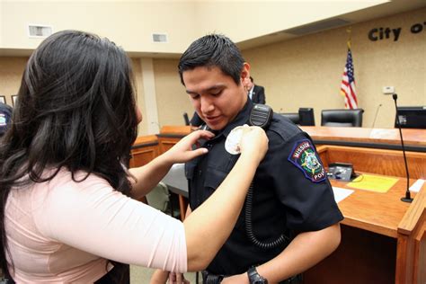 The Mission Police Department held a Pinning Ceremony for 12 new police officers ...