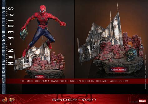 Spider Man Battle Damaged Version Sixth Scale Figure Hot Toys