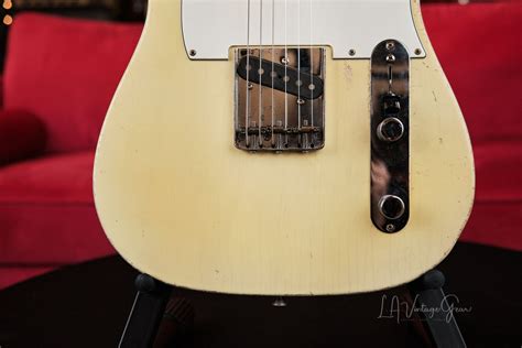 Mario Martin Model T Electric Guitar Relic D Nicotine Blonde Finish Budz Pickups LA