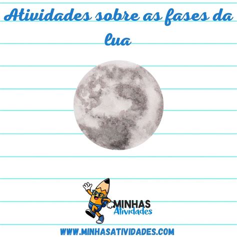 Atividade Sobre As Fases Da Lua