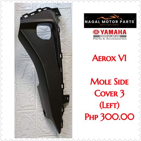 MOLE SIDE COVER 3 4 FOR AEROX V1 YAMAHA GENUINE PARTS Lazada PH