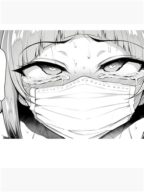 "Ahego Manga Mask" Metal Print for Sale by ritsuxo | Redbubble