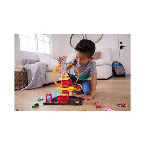 Set De Joaca Hot Wheels Statia De Pompieri Hkx Noriel