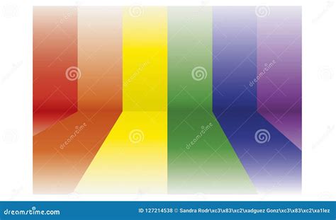 Fondo Gay Resistido De La Bandera Extracto Stock de ilustración Ilustración de adornado verde