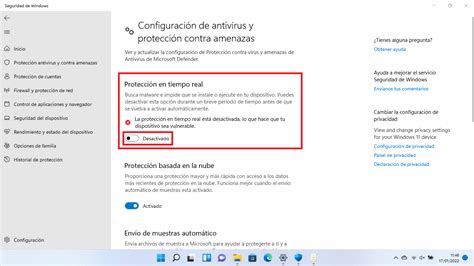 Como Activar La Proteccion En Tiempo Real De Windows Defender Images