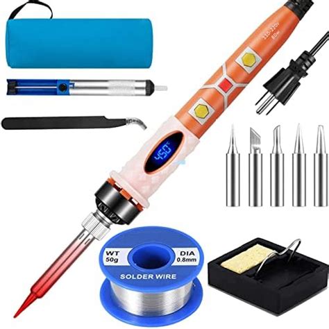 Amazon ANBES Soldering Iron Kit Electronics 60W Adjustable