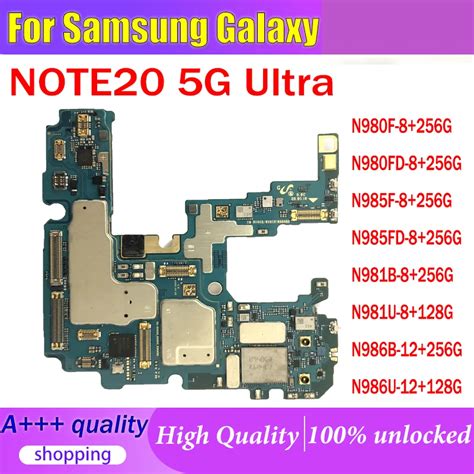 Placa Base Original Desbloqueada Para Samsung Galaxy Note Ultra G