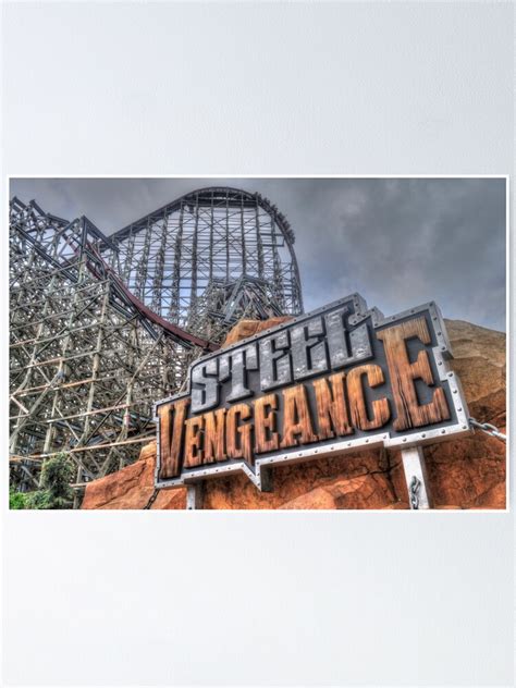 "Steel Vengeance " Poster for Sale by RandyDyer | Redbubble