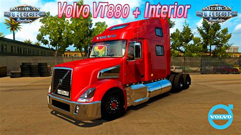 Volvo Vt880 Interior V10 For Ats Ats Mods American Truck