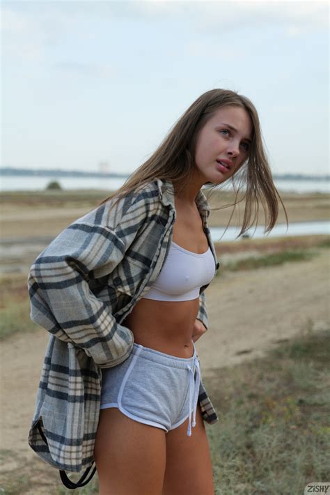 Beautiful Amateur Olya Derkach Shows Her Hot Legs Her Perfect Booty Outdoors CoedCherry