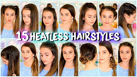 7 Great Cute Heatless Hairstyles For Medium Hair