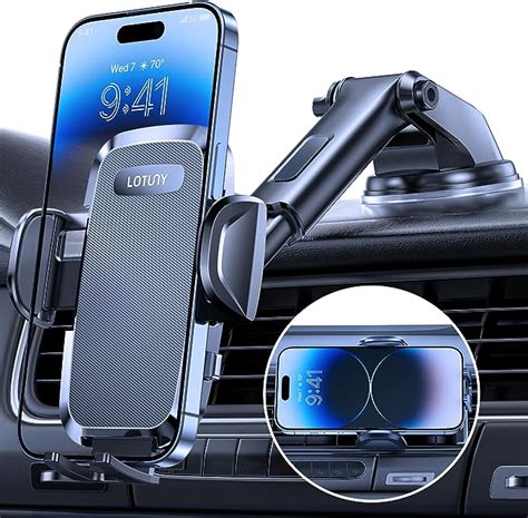 Lotuny Car Phone Holder Universal Hands Free Phone Holders