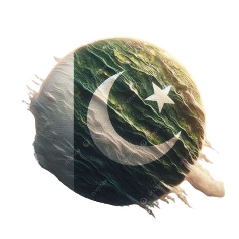 pakistan flag sphere clipart  transparent background pakistan flag