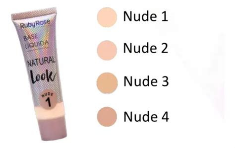 Base Ruby Rose L Quida Matte Nude Look Natural Nueva F Rmula Selecciona