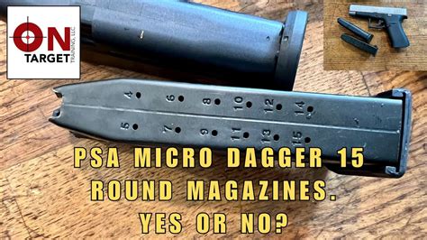 PSA Micro Dagger Mags for the Glock 48. Yes or No? - YouTube